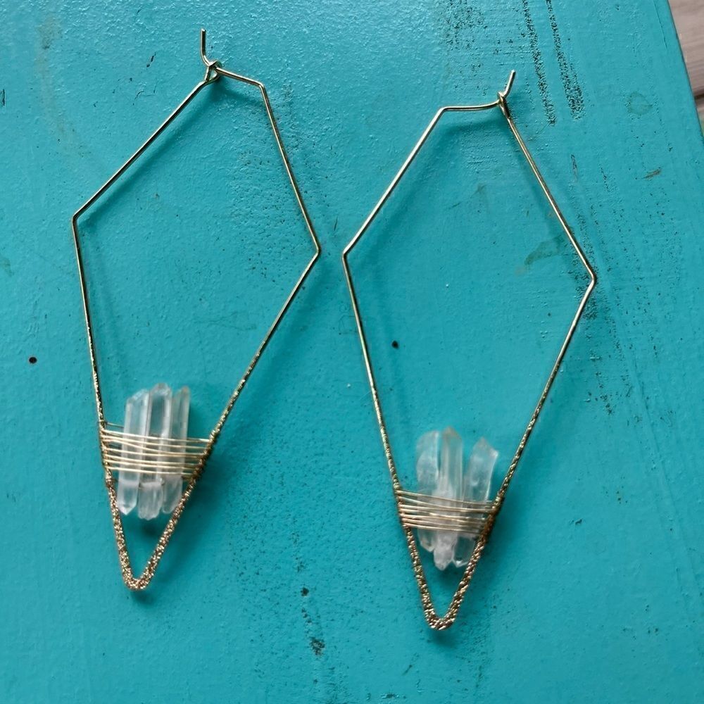 Nib Handmade wire wrapped earrings